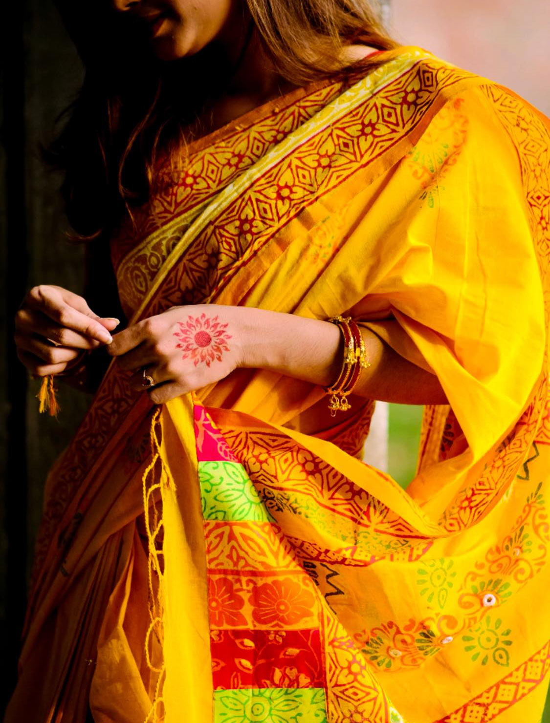 Boishakhi saree